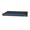 Black Box Rackmount Fiber Panel, 1U, Loaded w/ ( JPM385A